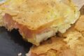 Teglia di Pane Carasau con stracchino e mortadella in friggitrice ad aria