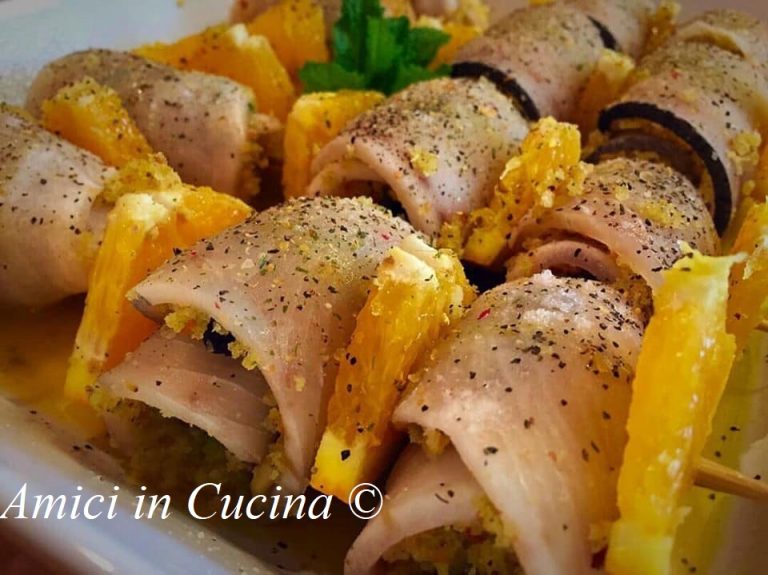 Involtini di pesce spada alla siciliana - Amici in cucina