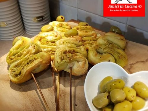 Alberelli di Capodanno pistacchio e mortadella