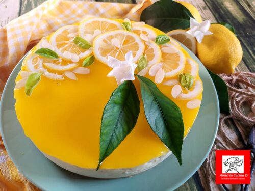 Cheesecake al limone con gelee di limone