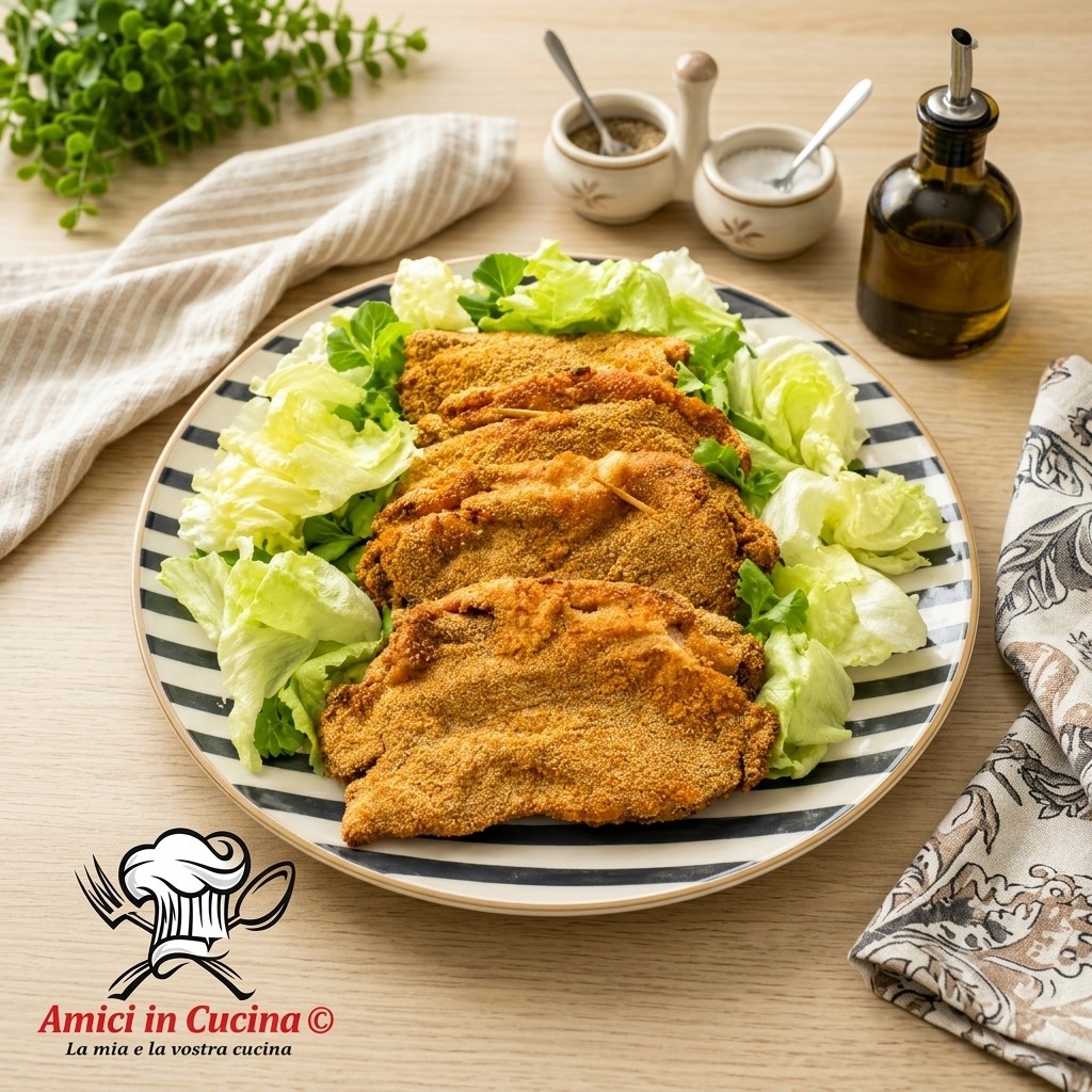 Cordon Bleu di peperoni croccanti ripieni di mozzarella filante e capocollo, cotti in friggitrice ad aria.