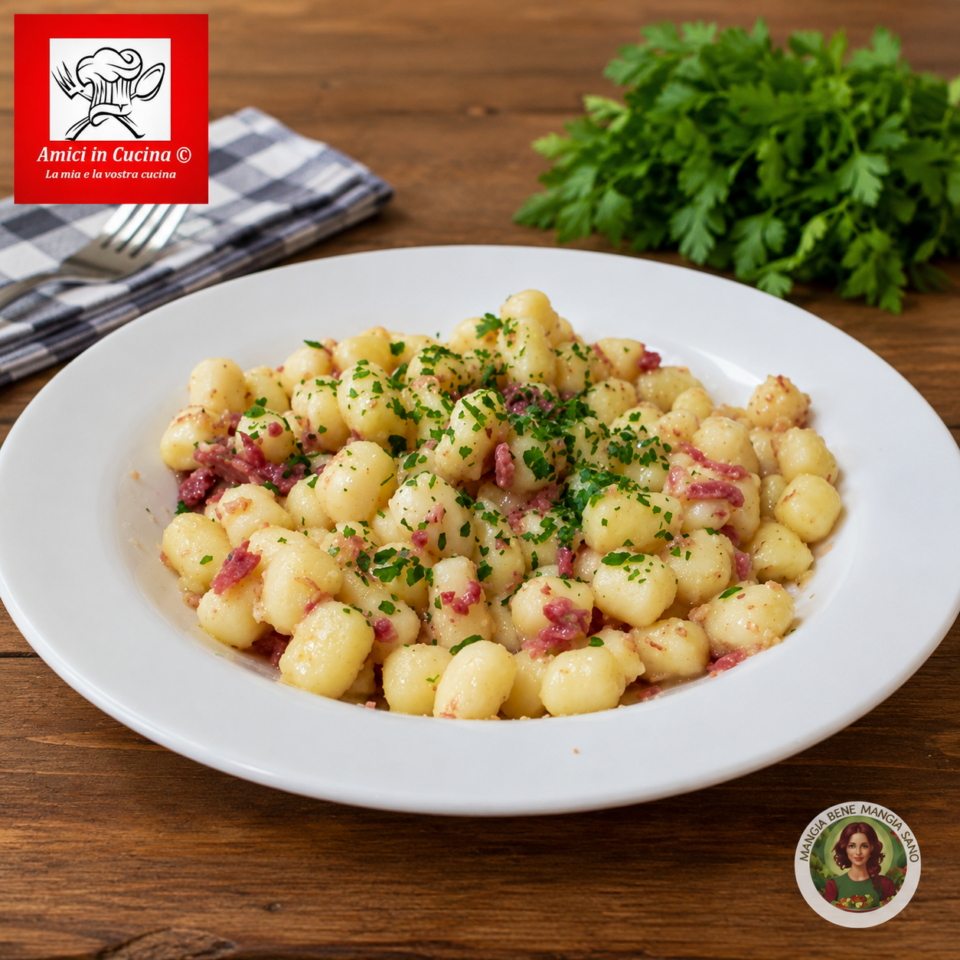 Gnocchetti leggeri con bresaola