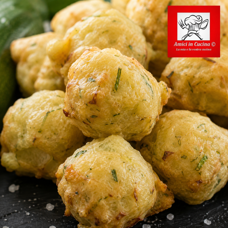 Zeppoline di zucchine soffici e croccanti
