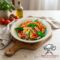 Fusilli Integrali con Ragù Bianco di Vitello e Peperoni: Ricetta Cremosa Senza Panna
