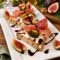 Bruschette con stracchino, culatello e fichi