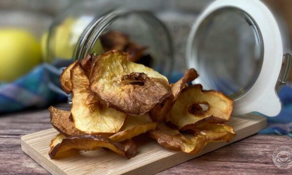 Chips di mela senza zucchero: super veloci e golose