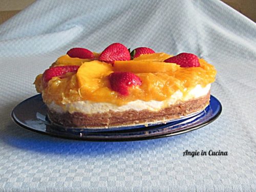 Cheesecake al mango  torta fredda