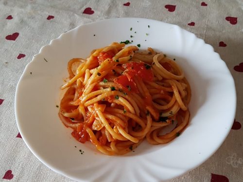 Pici all’aglione ricetta toscana