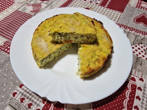 Torta salata di ricotta e zucchine