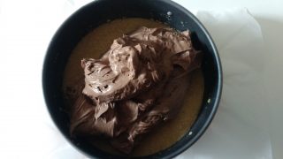 Cheesecake al cioccolato cotta con mascarpone