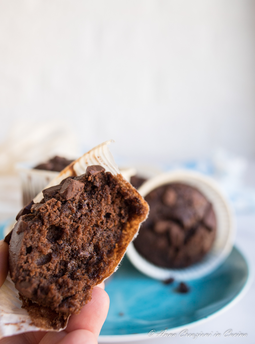 muffin di biscotti al cioccolato