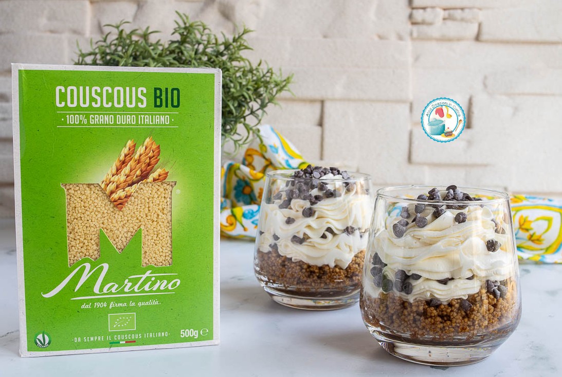 Coppe tiramisù con couscous