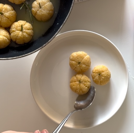 Gnocchi di couscous e zucca