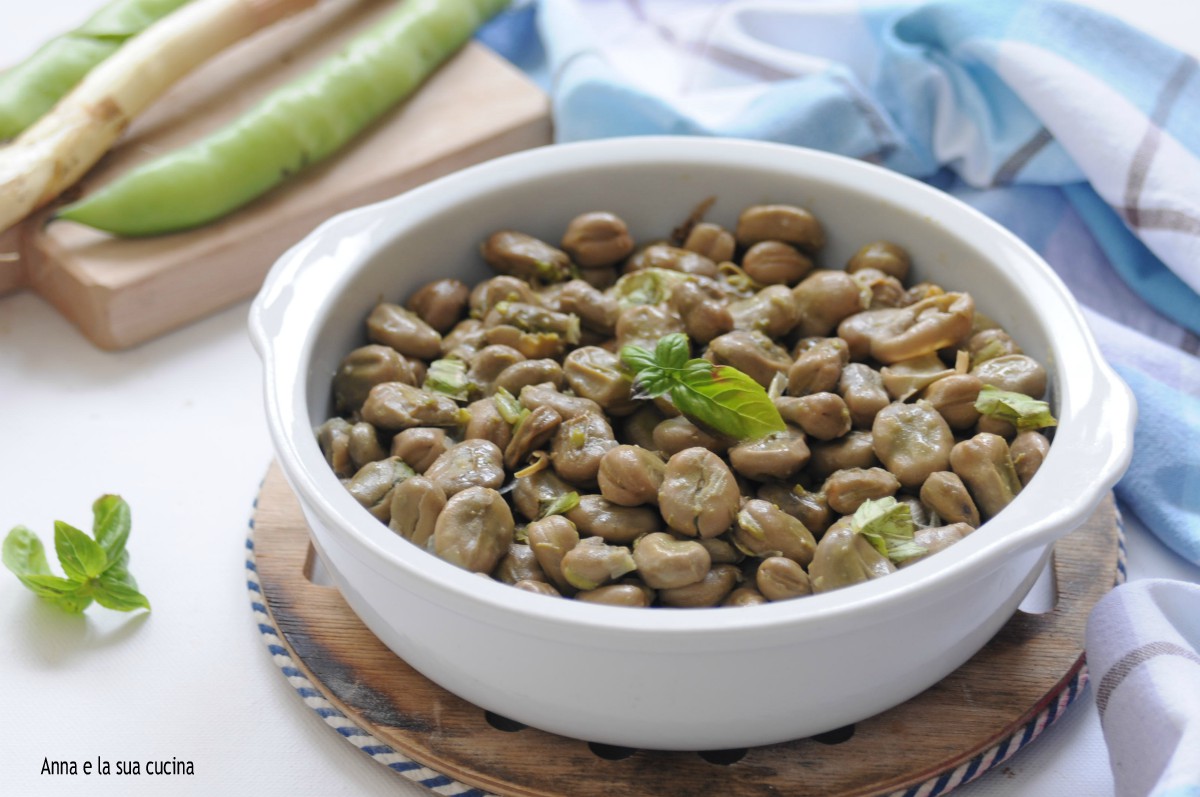 come cucinare le fave fresche in padella