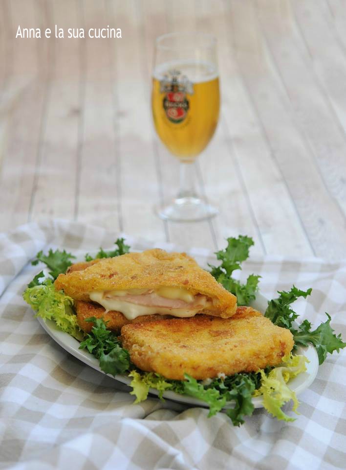 Mozzarelle in carrozza con prosciutto e besciamella