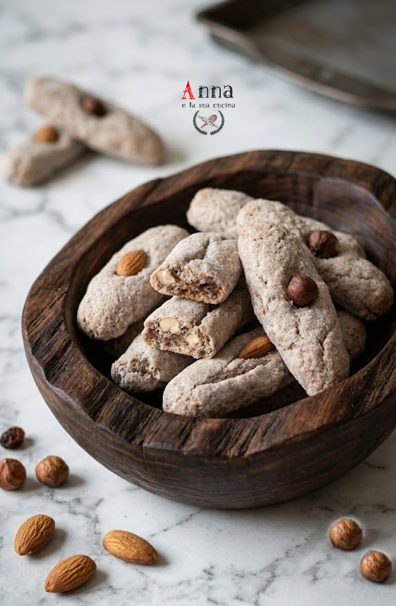 Biscotti mandorlati al vino rosso