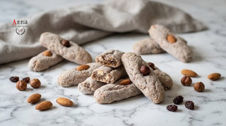 Biscotti mandorlati al vino rosso