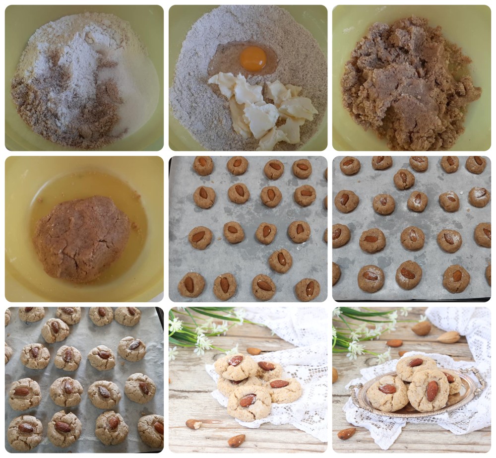 Biscotti rustici alle mandorle della nonna ricetta facile - Anna e la ...