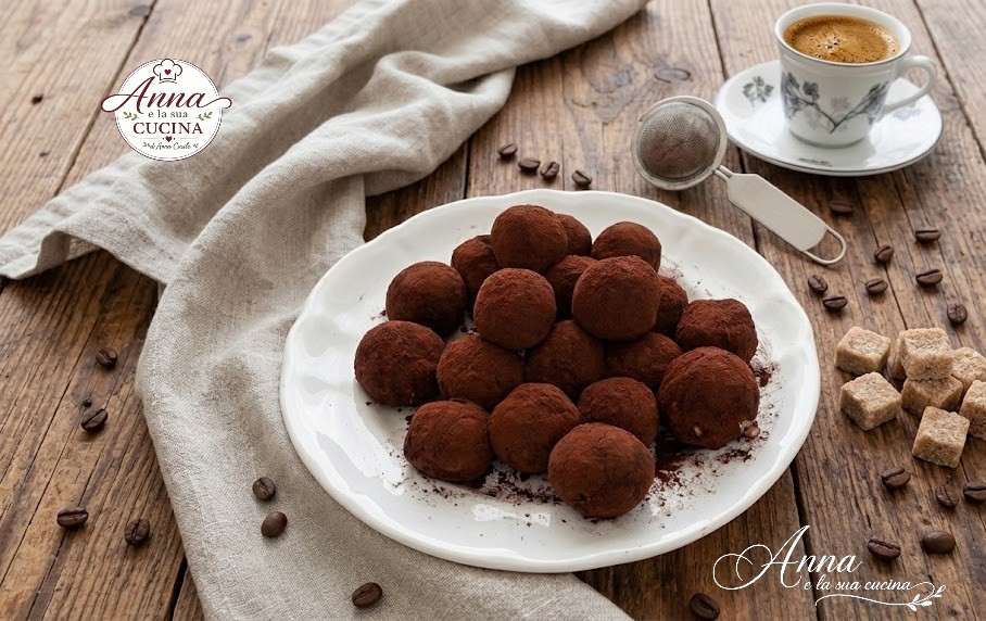 Tartufi al caffè con savoiardi e mascarpone