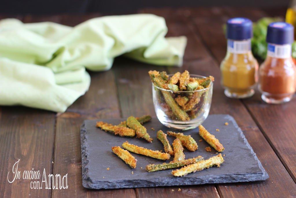 BASTONCINI DI ZUCCHINE AL FORNO (Stuzzichino sfizioso e saporito)