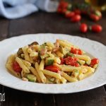 Pasta alle zucchine e pancetta