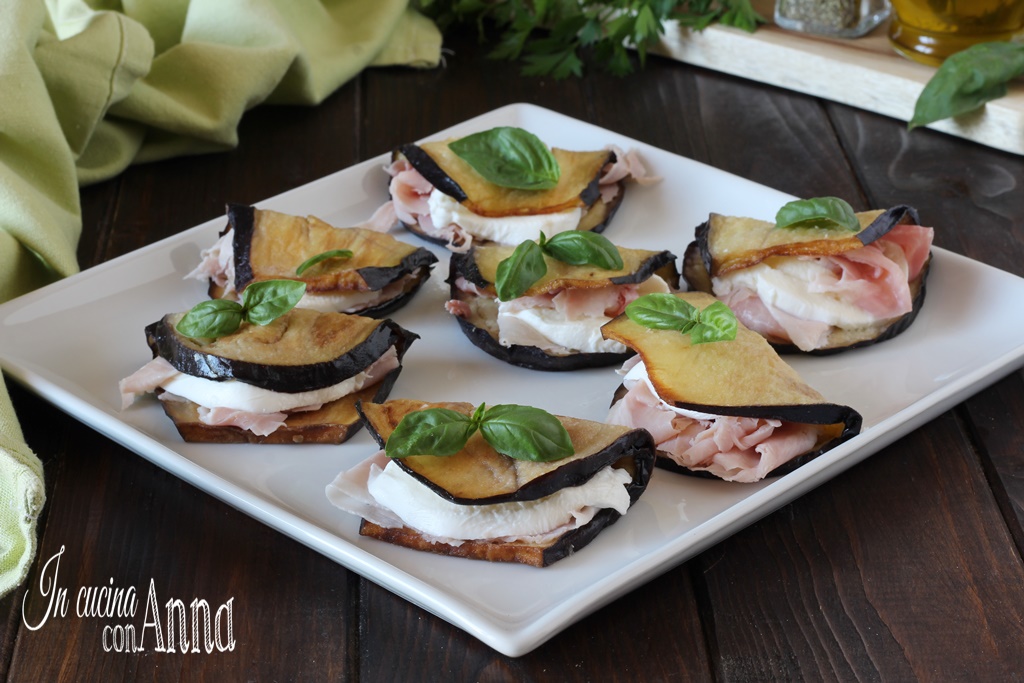 MELANZANE RIPIENE PROSCIUTTO E MOZZARELLA sfiziose e saporite