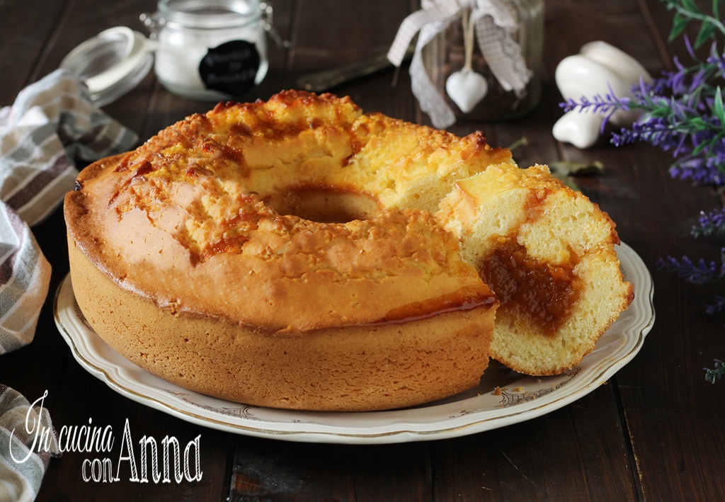 Ciambella Soffice Della Nonna Alla Marmellata Una Sofficissima Nuvola Di Bont Ricetta Anche