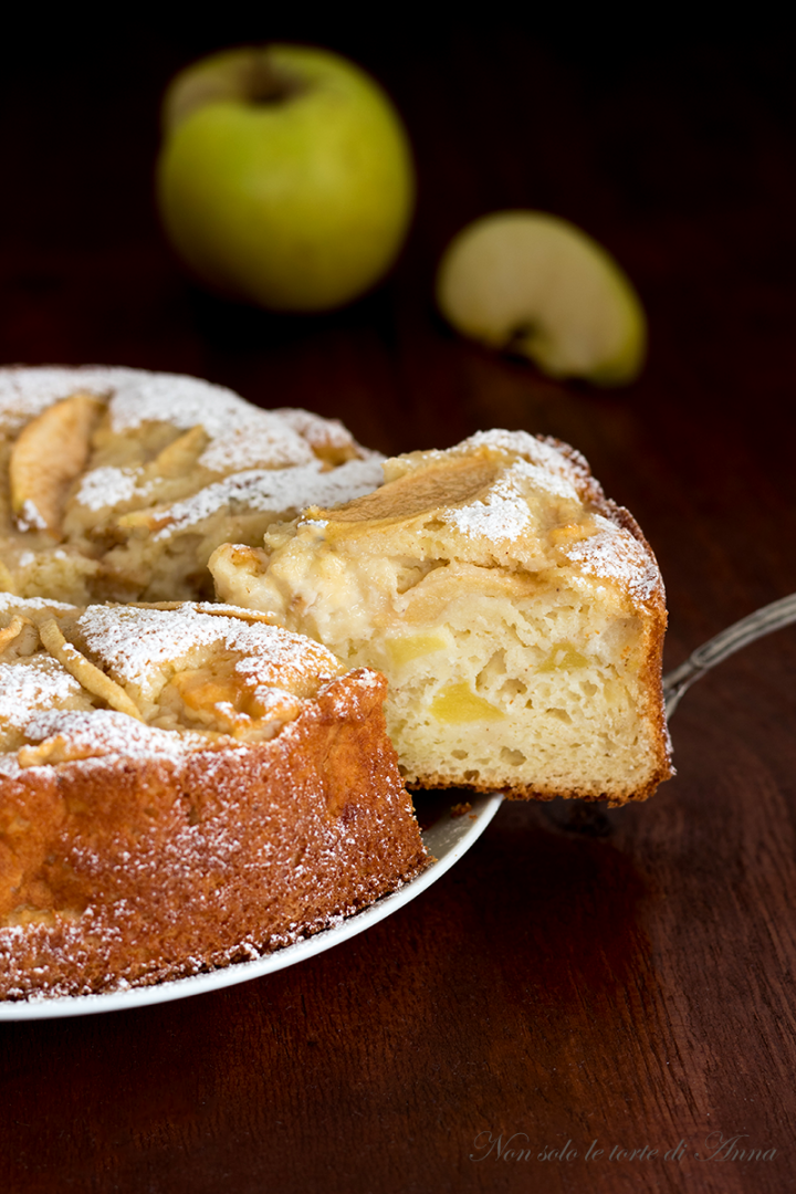 Torta mele e ricotta | Torta soffice alle mele con ricotta