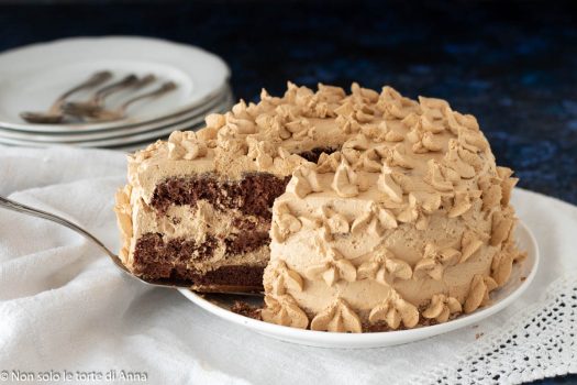 torta cioccolato e crema al caffè
