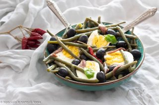insalata di fagiolini con uova sode