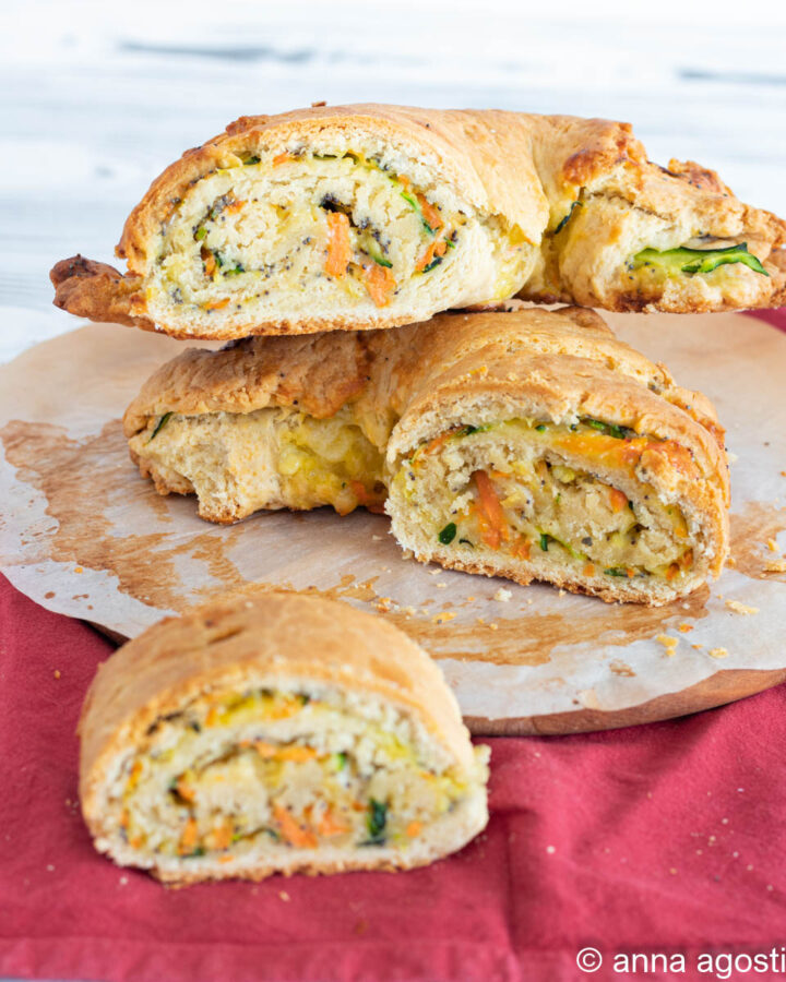 ciambella salata con verdure