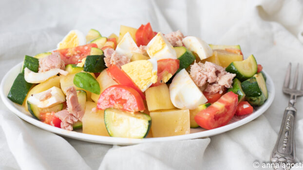 insalatona zucchine e patate ricetta estiva