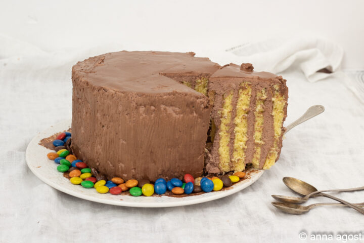 Torta a spirale al cioccolato ricetta per compleanno