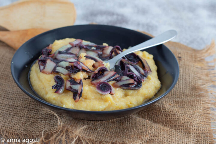 Polenta Radicchio E Gorgonzola