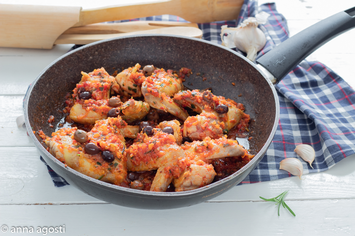 Pollo Alla Cacciatora Con Olive Ali D Pollo Alla Cacciatora