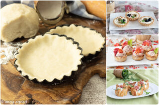 Cestini salati ripieni per antipasti
