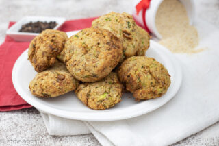 Polpette di zucchine e tonno in friggitrice ad aria