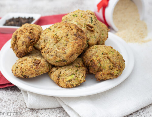 Polpette di zucchine e tonno in friggitrice ad aria