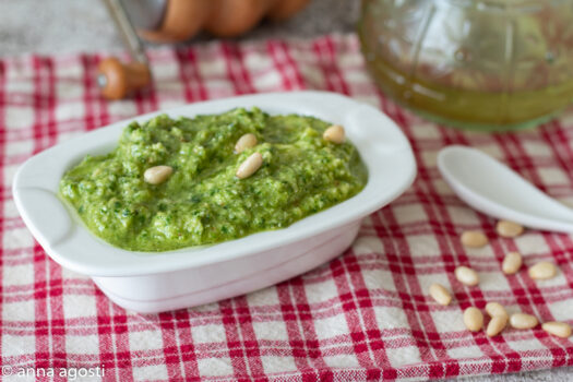 Crema di basilico e zucchine senza panna