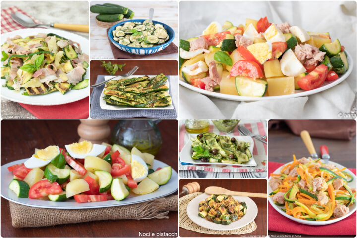 Insalate con le zucchine
