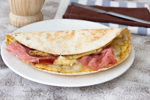 Piadifrittata veloce gustosa e originale