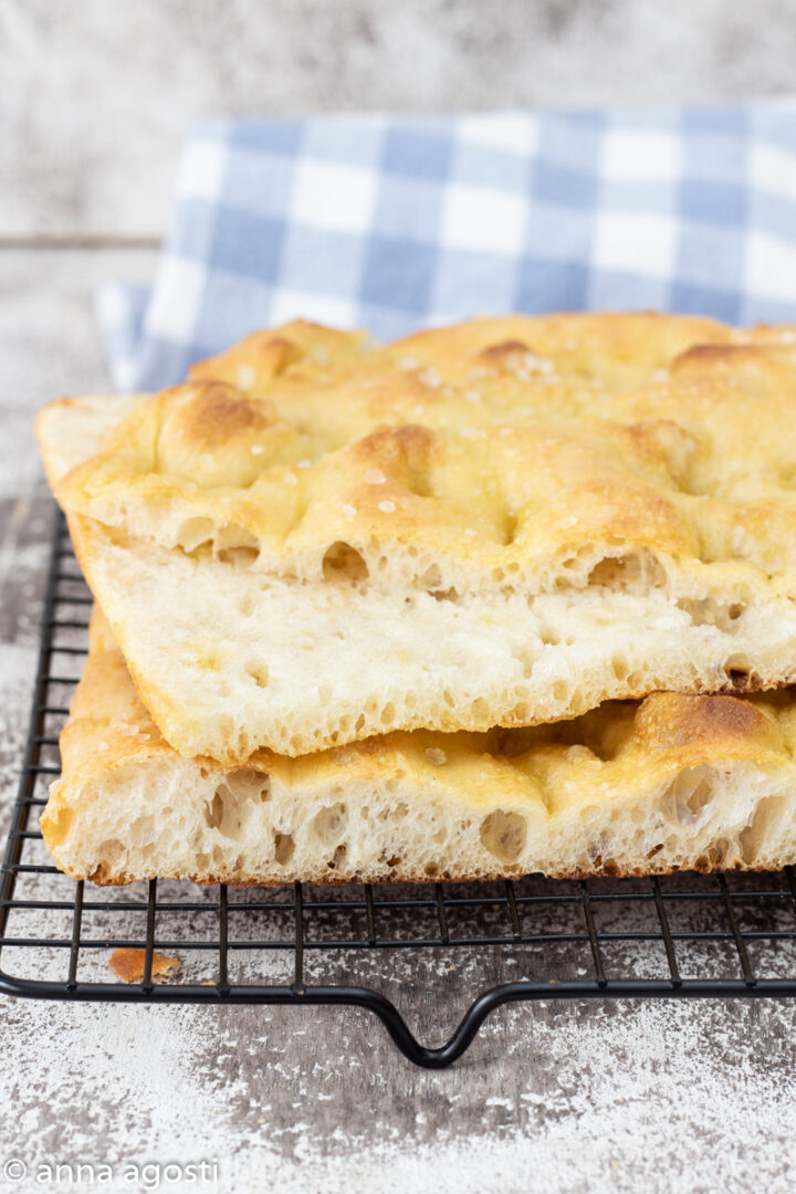Schiacciata toscana con biga ricetta da farcire