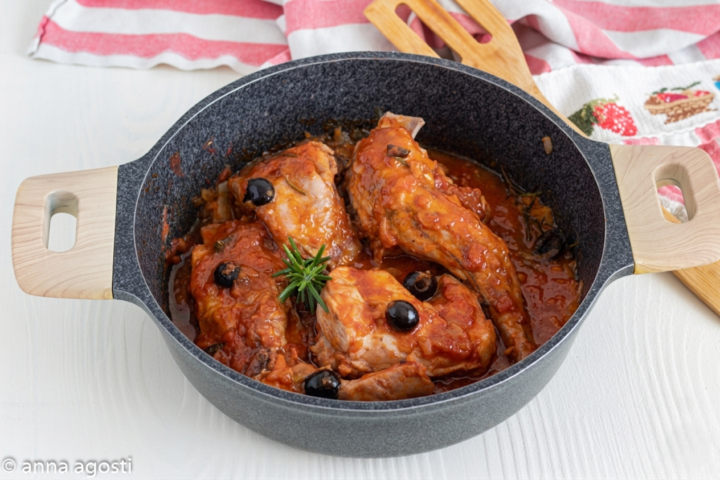 Pollo alla Cacciatora in Padella