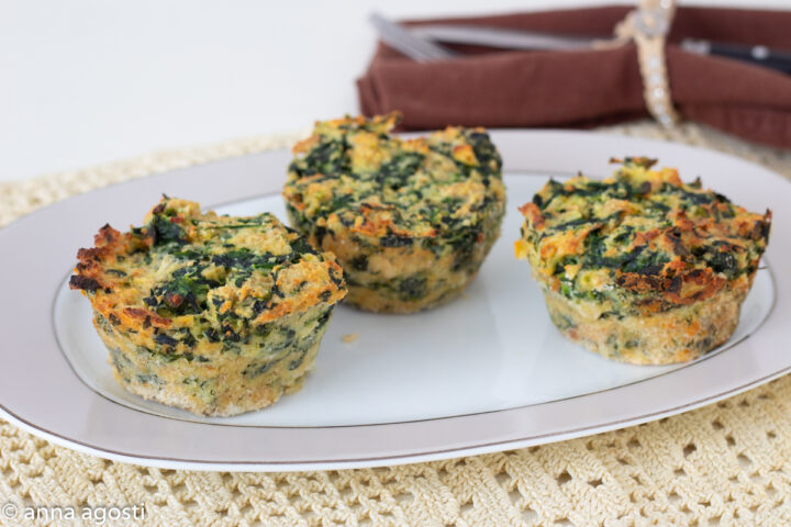 Sformatini di Spinaci e Ricotta