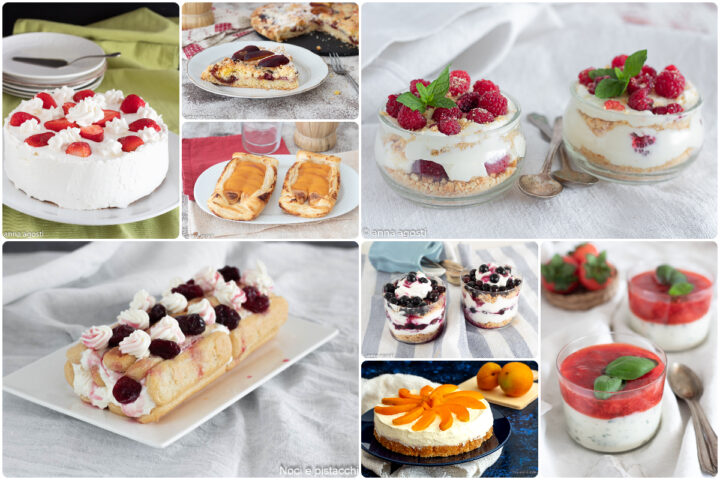 Dolci estivi con la frutta