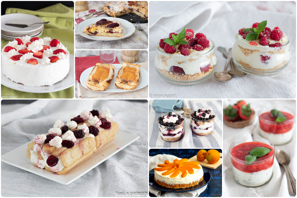 Dolci estivi con la frutta