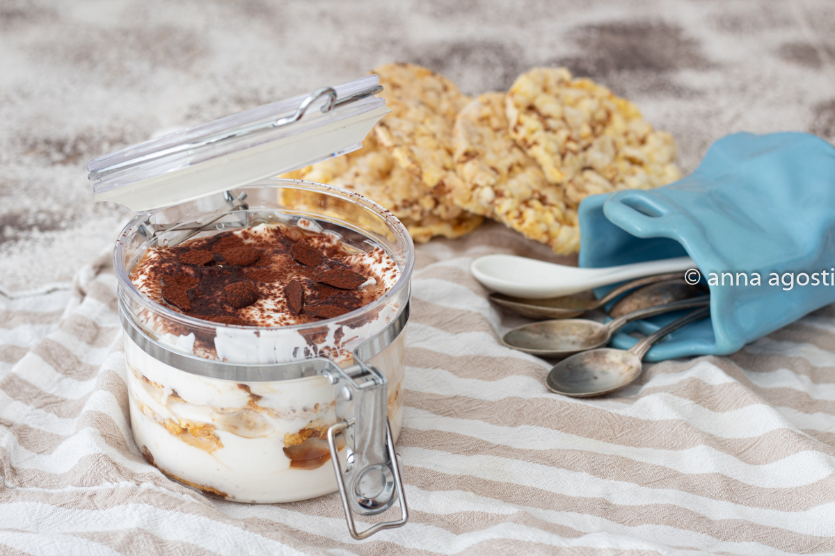 Fit tiramisù con Gallette di Riso
