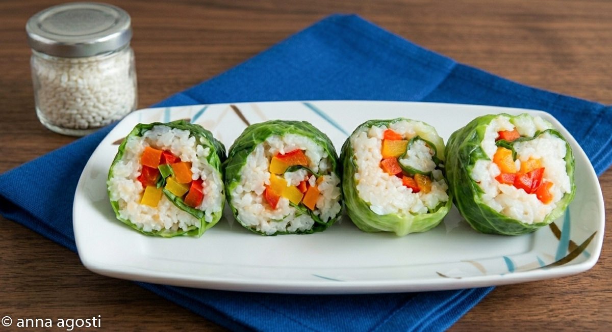 Sushi vegetariano con le verdure