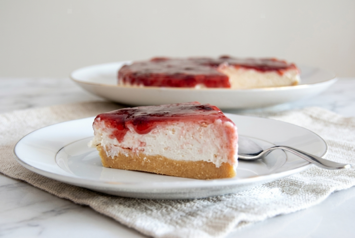 Cheesecake mascarpone e ricotta senza gelatina