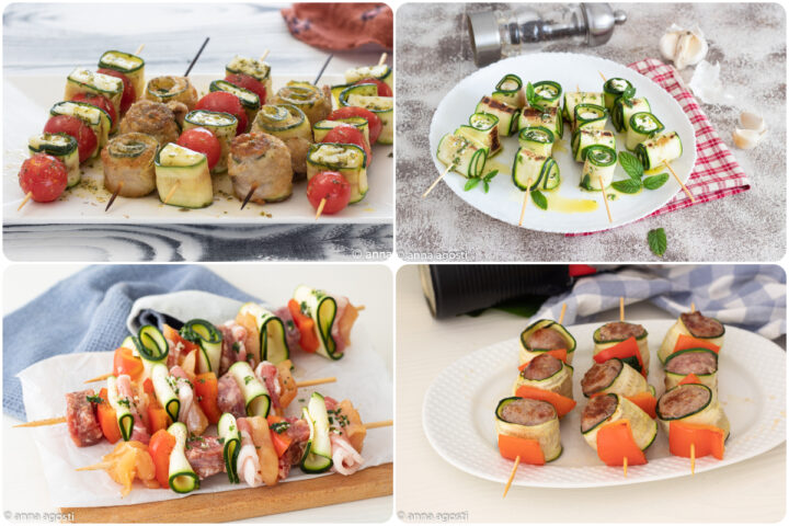 Spiedini di zucchine, le varianti